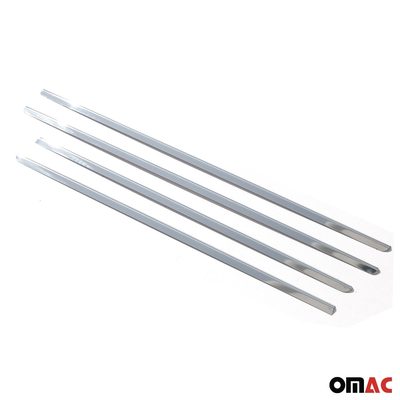 2002-2005 VW Passat B5.5 Window Molding Trim Streamer Stainless Steel Silver 4 Pcs