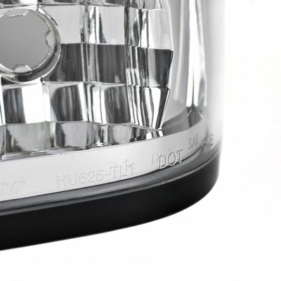 2004-2015 Nissan Titan Tail Lights Chrome Housing/Clear Lens