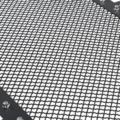 2014-2015 GMC Sierra 1500 Rivet Style Black S.Steel Mesh Grille Insert