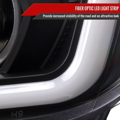 2015-2021 Subaru Impreza WRX/STI LED Bar Sequential Turn Signal Matt Black
