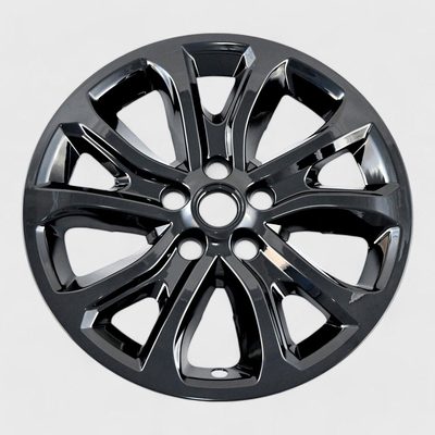 2018-2021 Chevrolet Equinox Wheel Cover Hubcaps Set Gloss Black 8Pcs ABS Plastic
