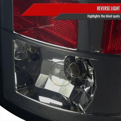 2007-2009 Dodge RAM LED Tail Lights Chrome Housing/Smoke Lens