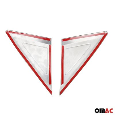 Window Molding Trim Triangle for Mercedes Sprinter W906 2006-18 Steel Chrome 2x