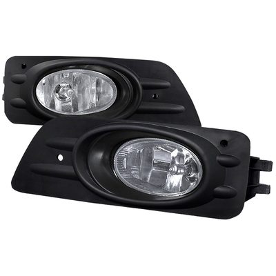 2006-2007 Honda Accord Sedan H11 Fog Lights Kit Chrome Housing/Clear Lens