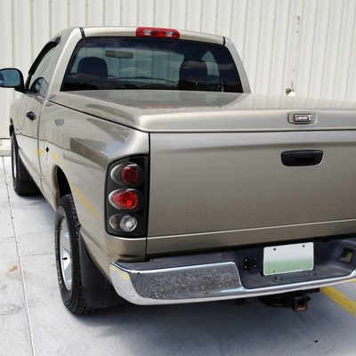 2002-2006 Dodge RAM Tail Lights Matte Black Housing/Clear Lens