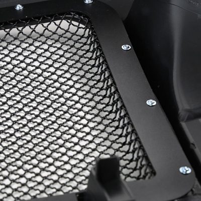 2007-2018 Jeep Wrangler Matte Black ABS Mesh Grille