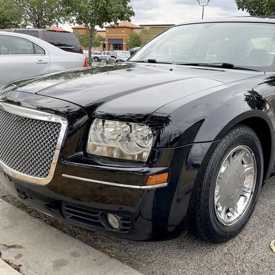 2005-2010 Chrysler 300 Factory Style Headlights Chrome Housing/Clear Lens