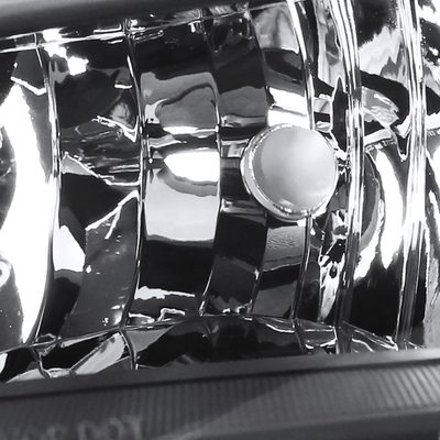 2015-2017 Toyota Camry Projector Headlights Amber Reflectors Matt Black/Clear