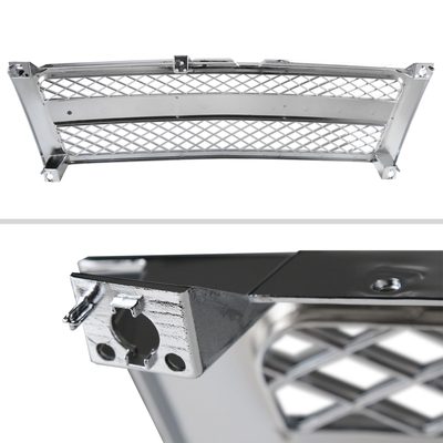 1999-2002 Chevrolet Silverado Chrome ABS V2 Honeycomb Mesh Grille