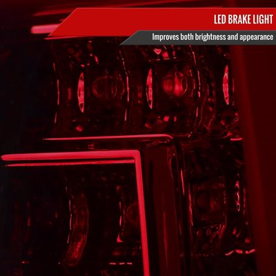 2000-2006 Chevy Suburban/Tahoe/Yukon/Yukon XL LED C Bar Tail Lights Red Smoke