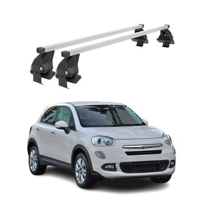 2014-2020 Fiat 500L Roof Rack Cross Bars Silver