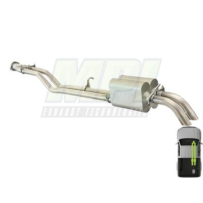 GMC/Chevy, 1999-2006, 5.3L - MPI Bullnoze Exhaust Series