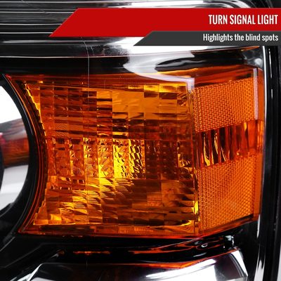 2014-2019 GMC Sierra 1500/2500 HD/3500 HD Projector Headlights Chrome/Clear