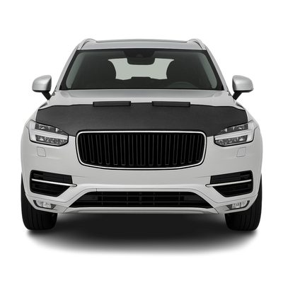 2016-2024 Volvo XC90 2016-2024 Pre-FL Car Bonnet Mask Hood Bra Carbon Black 1 Pc
