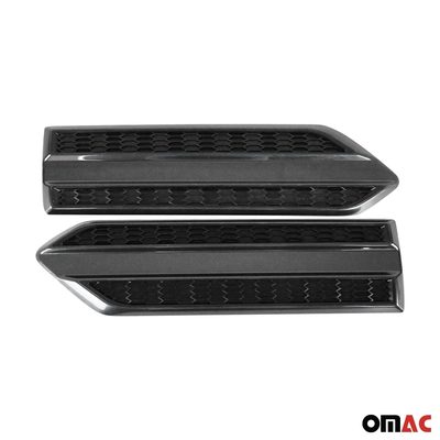 2016-2022 Mercedes GLC Class X253 Side Door Molding Trim Skirt Garnish Black 2 Pcs