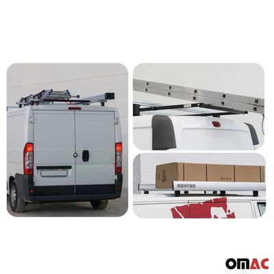 2014-2026 RAM ProMaster Professional Roof Racks Cross Bars Set Gray 3Pcs