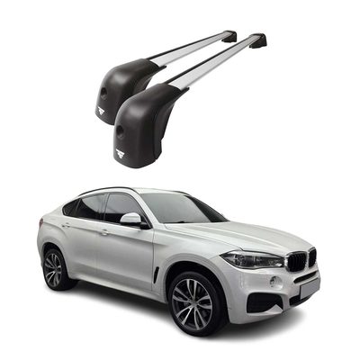 2015-2026 BMW X6 F16 / X6 G06 Roof Racks Cross Bars Silver