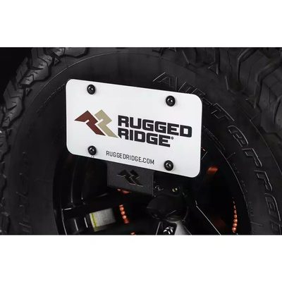 Relocalizador de Placa Rugged Ridge para Wrangler JL / Gladiator 18-25 2D/4D