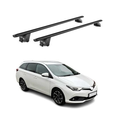 2012-2018 Toyota Auris Wagon Roof Rack Cross Bars Black