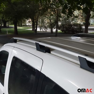 2015-2026 Ford Transit L2 MWB Roof Racks & Roof Rails Silver