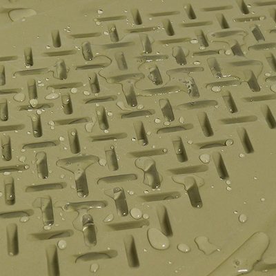 Universal fit Rubber NonSlip Car Floor Mats Liner All Weather 4Pcs Beige