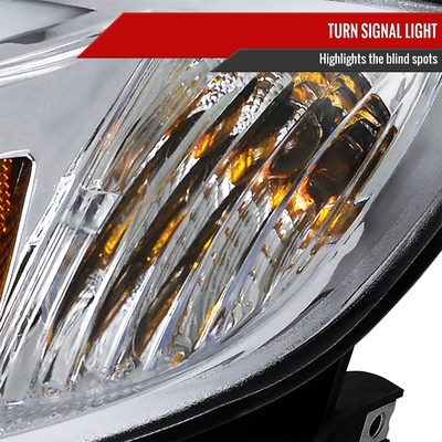 2008-2014 Subaru Impreza WRX/ 08-2011 Outback Sport LED Bar Headlights Chrome