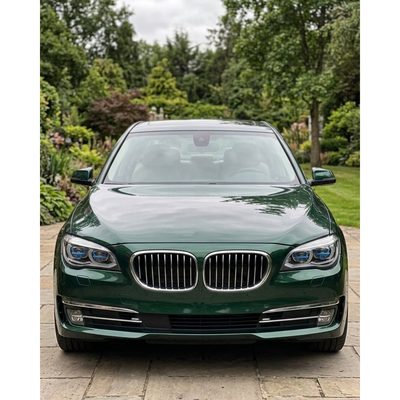 BMW 7 Series F02 G12 Style LED Headlight Assembly with Dual-Color DRL (Yellow / White) 2013 - 2015 (Replaces 63117228423)
