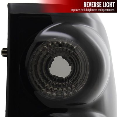 2002-2005 Ford Explorer Tail Lights Glossy Black Housing/Smoke Lens