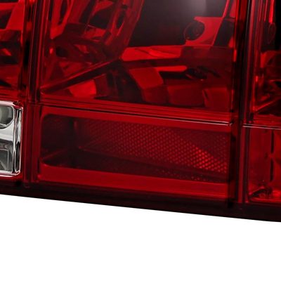 2005-2009 Ford Mustang Sequential Tail Lights Chrome Housing/Red Lens