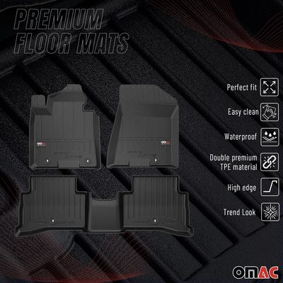 2017-2022 Kia Sportage Premium Floor Mats Liners Full Set All Weather Heavy Duty