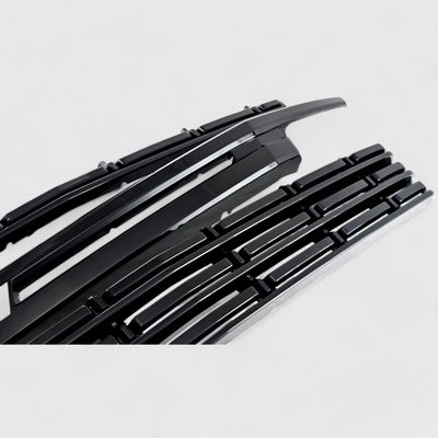 2021-2024 Chevrolet Suburban / Tahoe Grille Overlay Gloss Black 5Pcs ABS Plastic