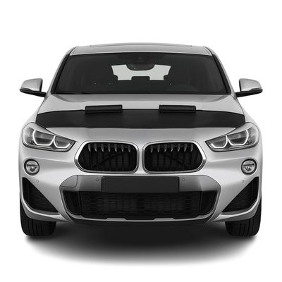 2018-2023 BMW X2 F39 Car Bonnet Mask Hood Bra Half Black