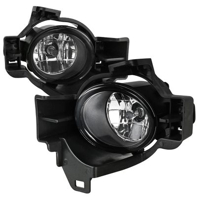 2010-2012 Nissan Altima Sedan H11 Fog Lights Kit Chrome Housing/Clear Lens