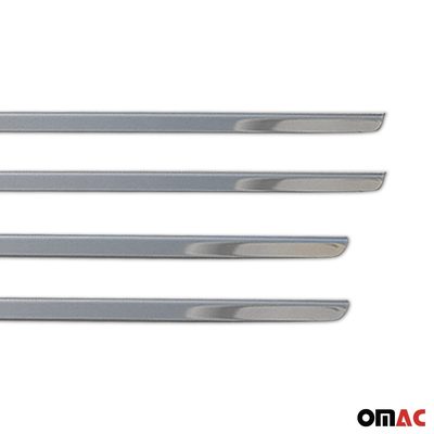 2004-2009 Mercedes E Class W211 Sedan Window Molding Trim Streamer Stainless Steel 4x