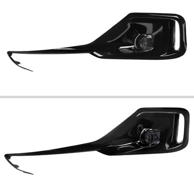 2021-2022 Honda Accord Sedan LED Fog Lights Kit Glossy Black/Clear Lens