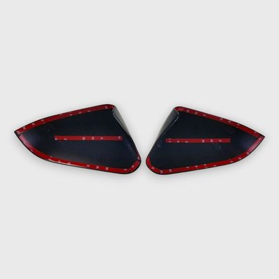 2015-2019 Hyundai Sonata Mirror Cover Caps Gloss Black 2Pcs ABS Plastic
