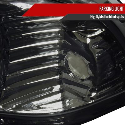 1998-2004 Chevy S10/Blazer Factory Style Headlights Chrome/Smoke Lens