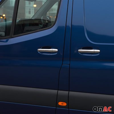 2019-2026 Mercedes Sprinter W907 910 Door Handle Cover Protector Stainless Steel 2 Door 4 Pcs