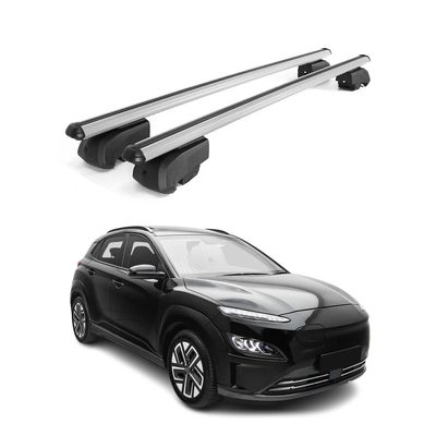 2018-2023 Hyundai Kona Roof Rack Cross Bars Silver