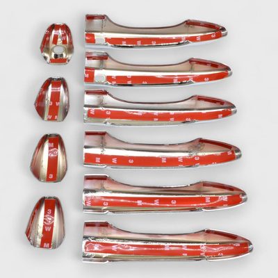 2017-2025 Jeep Compass Door Handle Cover Chrome 10Pcs ABS Plastic