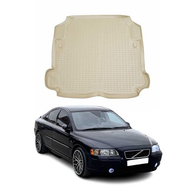2001-2009 Volvo S60 Sedan Cargo Liner Trunk Mat All Weather Beige
