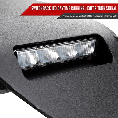 2020-2022 Jeep Gladiator JT Switchback LED Front Flat Fender Flares