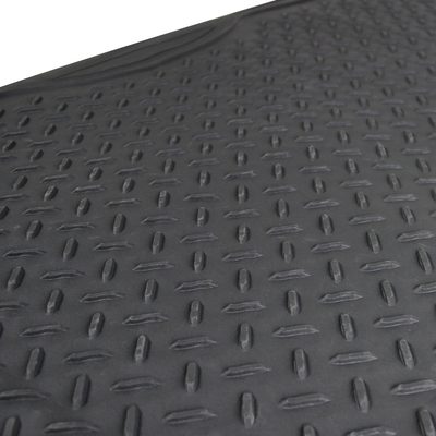 Universal fit Rubber Car Floor Mats Liner All Weather 4Pcs Gray