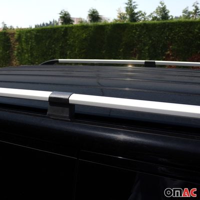 2014-2026 RAM ProMaster 1500 2500 3500 L1-H1 Roof Rack Side Rails Aluminium Silver 4 Pcs