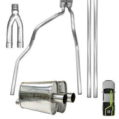GMC/Chevy, 2019-2026, 6.2L ZR2/AT4X Stainless - MPI Exhaust Cat-Back Dual Stainless Kits