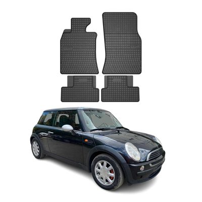 2001-2014 Mini Cooper Floor Mats Liners Full Set All Weather Rubber Black