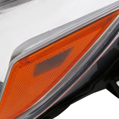 2015-2017 Toyota Camry Projector Headlights Amber Reflectors Gunmetal Housing