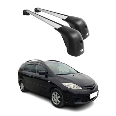 2004-2021 Mazda 5 / Mazda 6 Roof Racks Cross Bars Silver