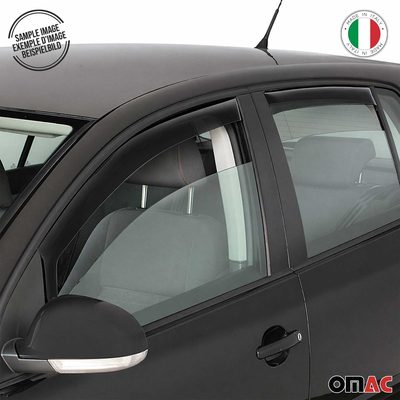 2018-2024 VW Tiguan Window Visor Vent Rain Deflector 4Pcs Smoke