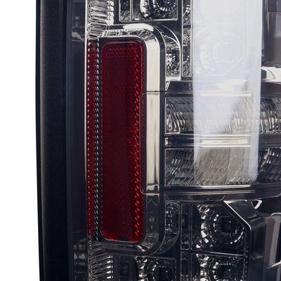2017-2019 Ford F-250/350/450/550 Super Duty LED Bar Tail Lights Chrome/Smoke
